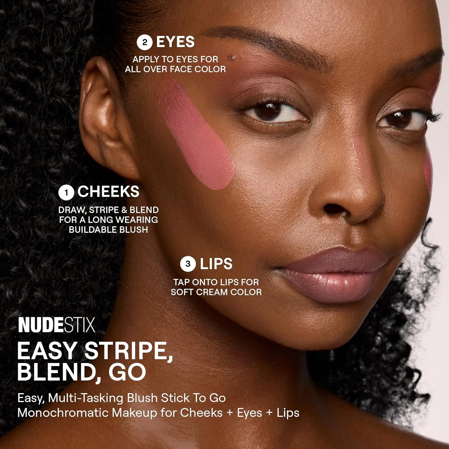 Матовый стик-румяна «Nudies Matte Blush Stick Bare Back» от NUDESTIX Nudestix — фото 3