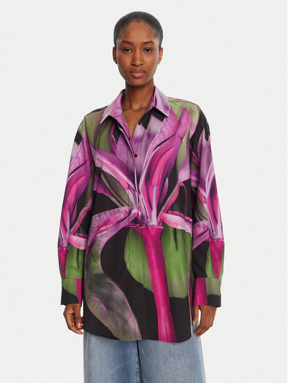 

Рубашка relaxed fit Orquidea Lacroix 25WWCW20 Desigual, мультиколор