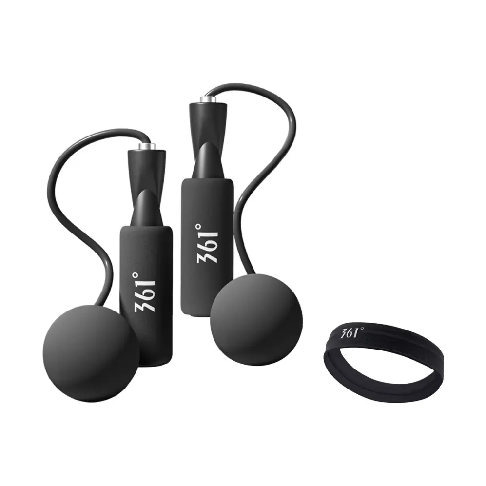 

Скакалка Sponge+PP Unisex 65mm Rope Ball 361°, obsidian черный