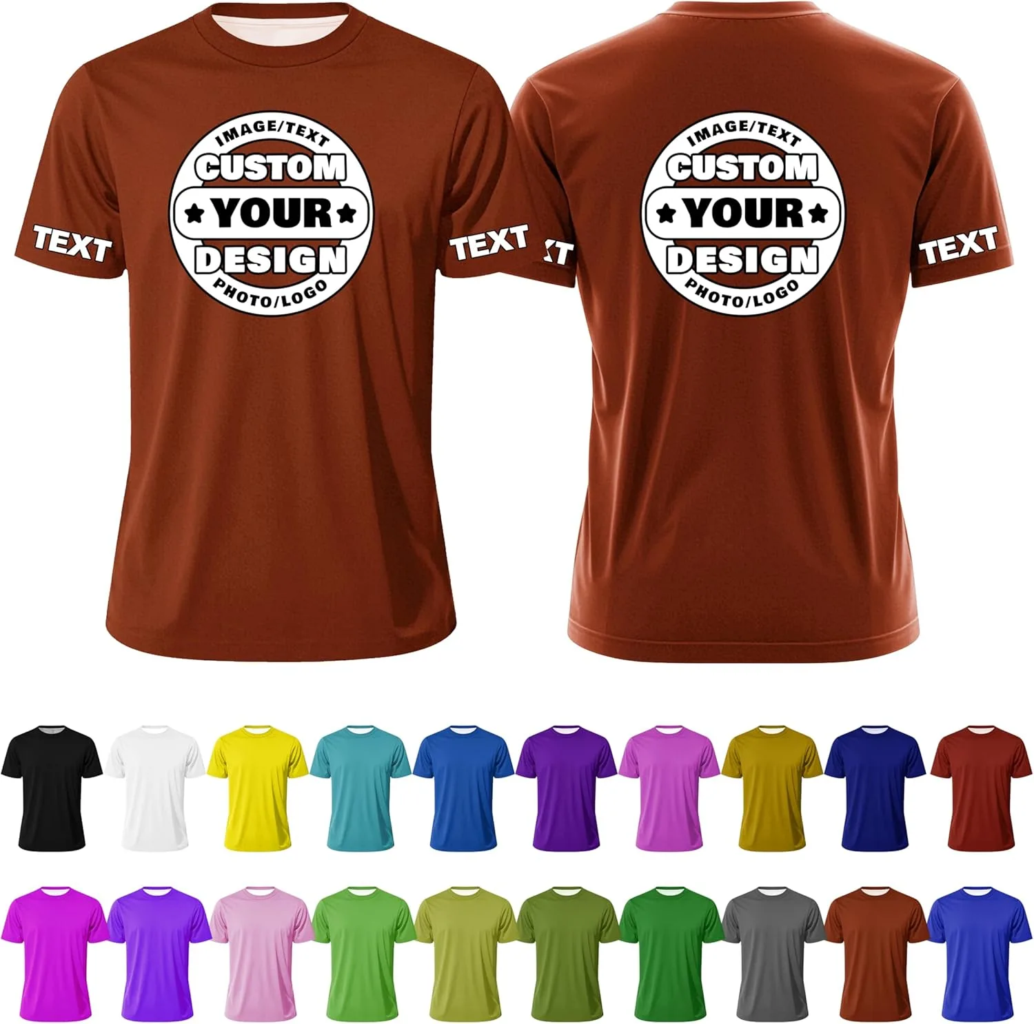 

Футболка Custom с вашим дизайном Dewckte