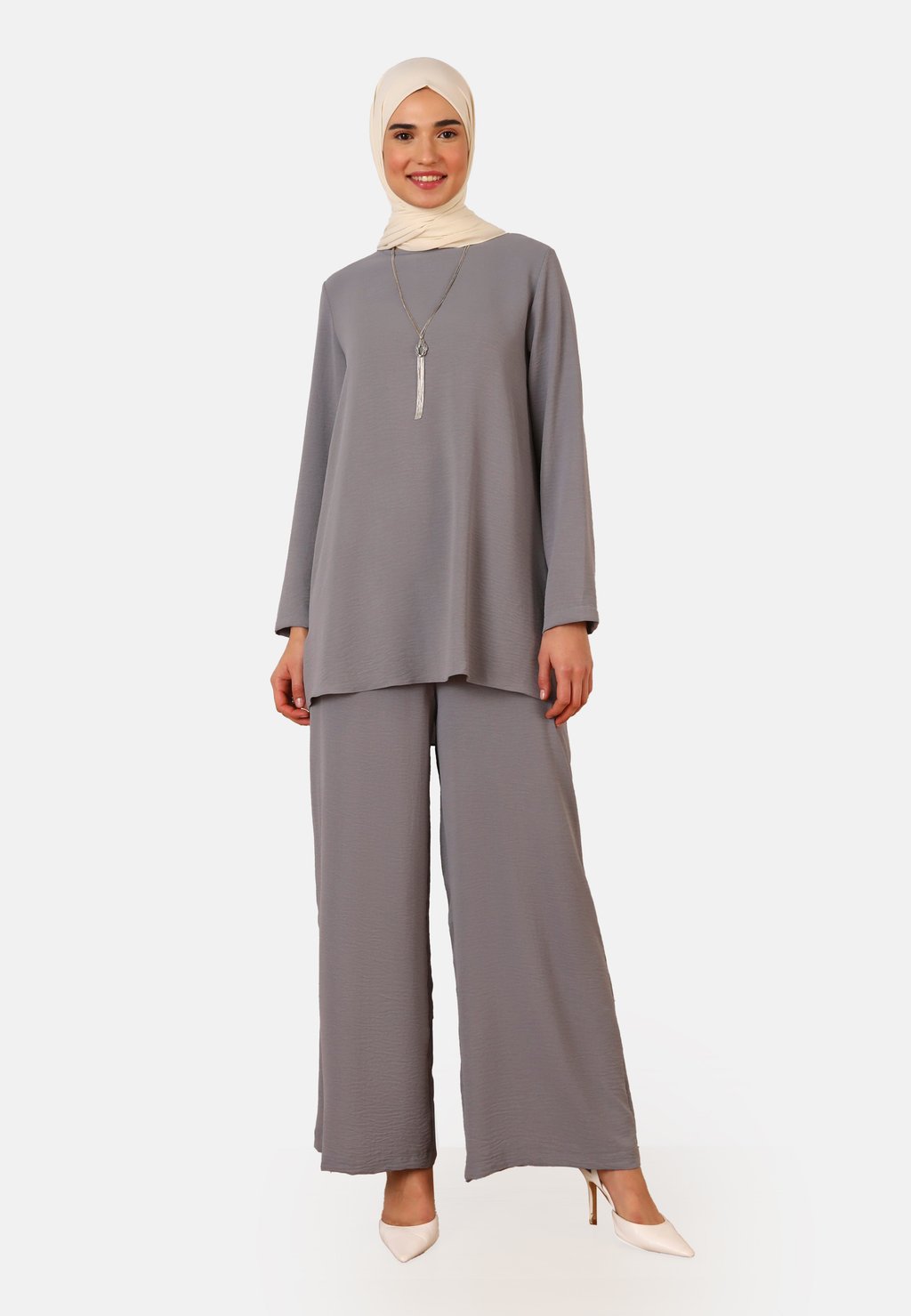 

Блуза Trousers Modanisa, серый