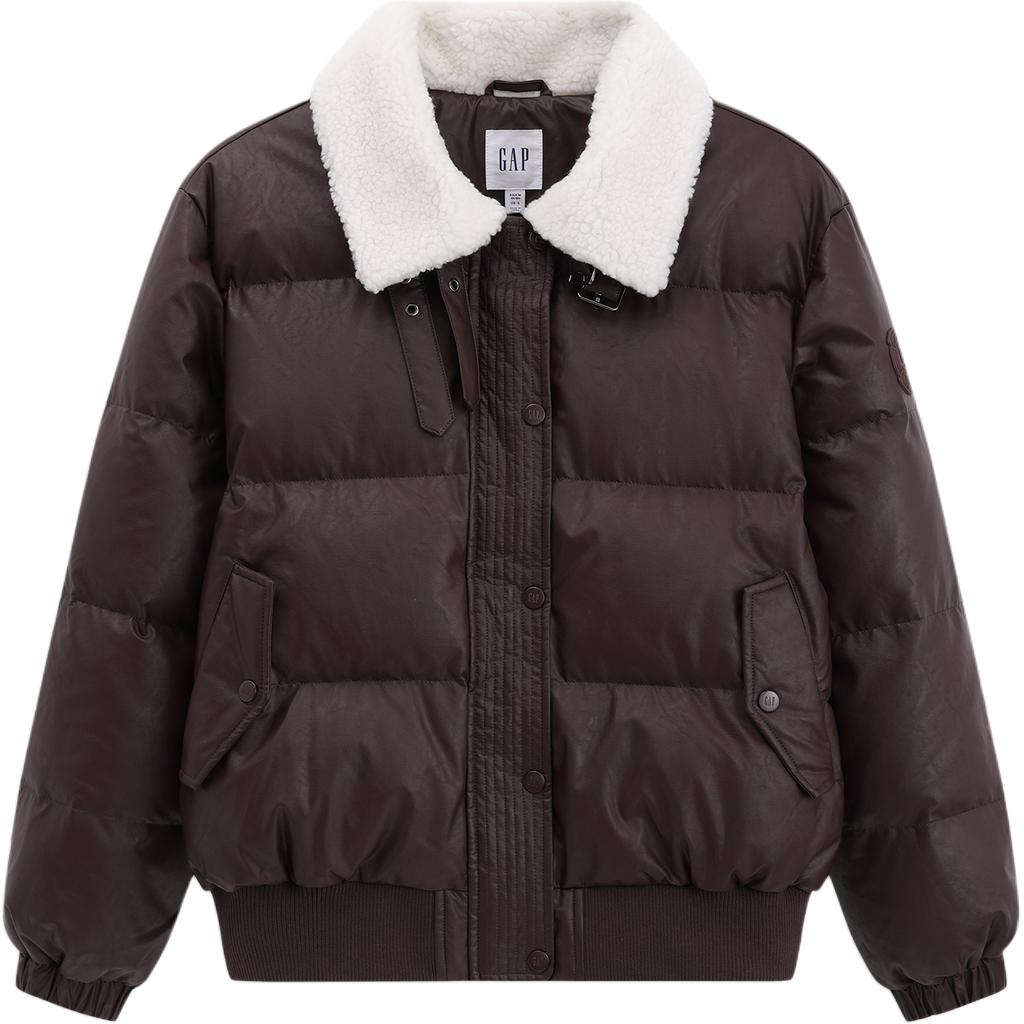 

GAP Женская пуховая куртка, Dark Brown