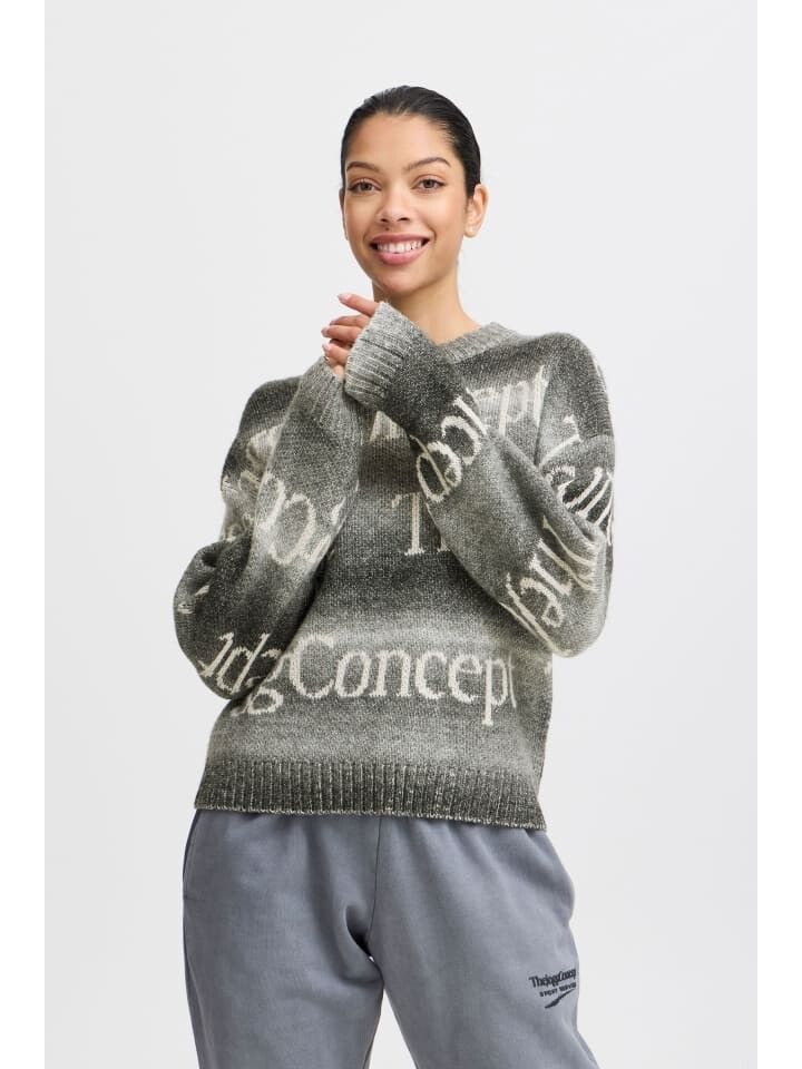 

Пуловер TheJoggConcept Strick, серый