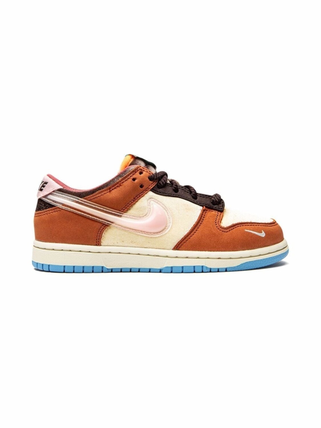 

Nike Kids кроссовки Dunk Mid Chocolate Milk из коллаборации с Social Status, нейтральный цвет