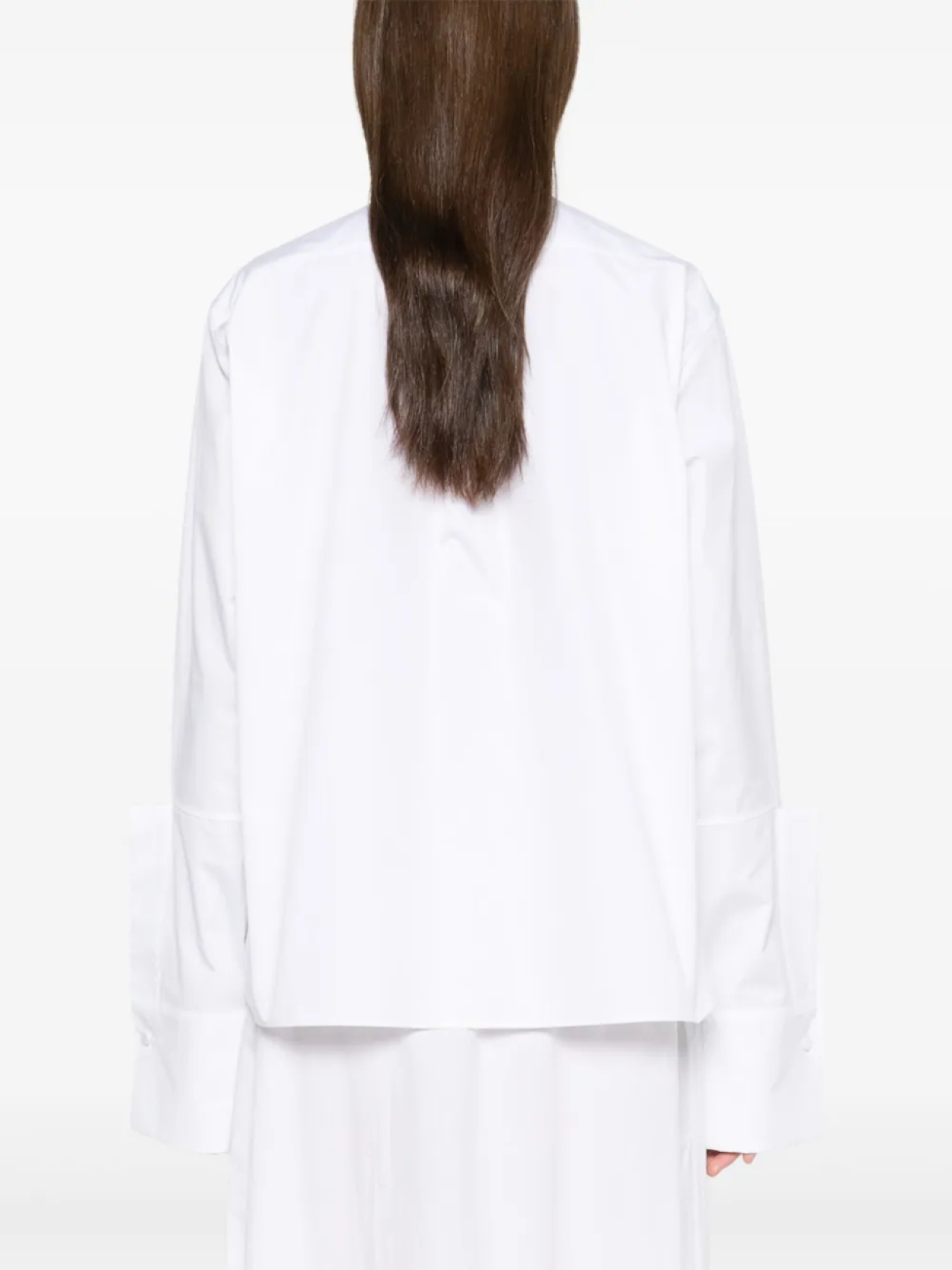 Рубашка Jil Sander из органического хлопка-поплина, белый — фото 4