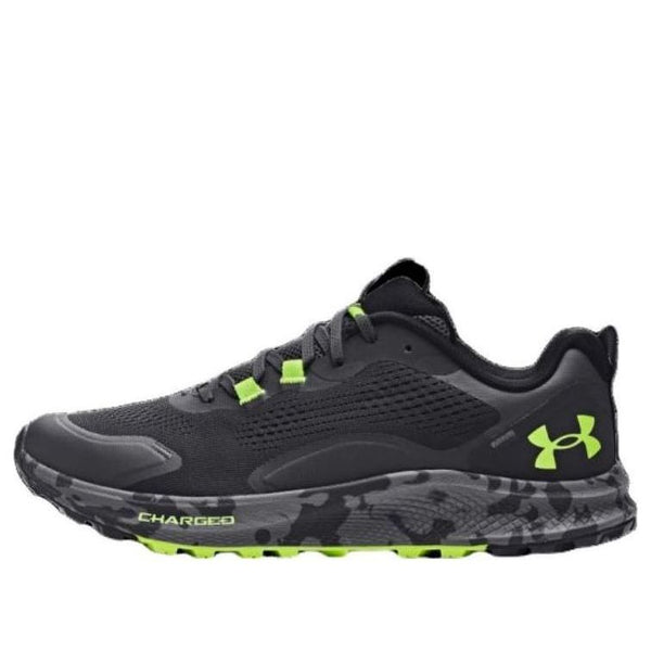 

Кроссовки charged bandit trail 2 'jet grey lime' Under Armour, серый