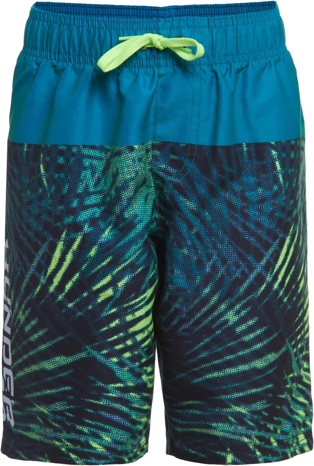 

Плавки Under Armour Kids Halftone Palm Color-Block Volley, цвет Cerulean