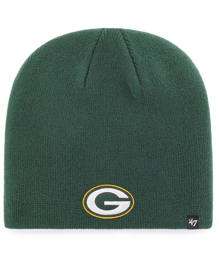 

Мужская зеленая вязаная шапка с логотипом Green Bay Packers Primary '47 Brand