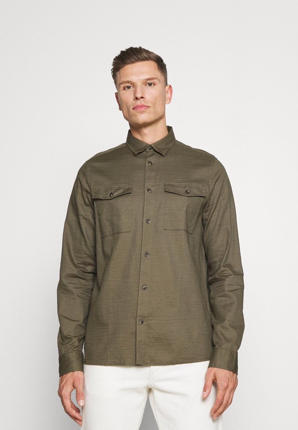 

Рубашка SDTIM 21105667 Solid, цвет ivy green