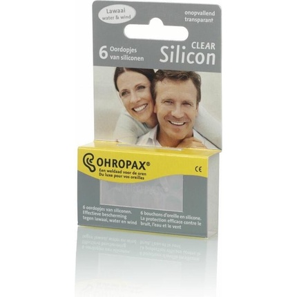

Прозрачные силиконовые беруши 3 пары Ohropax