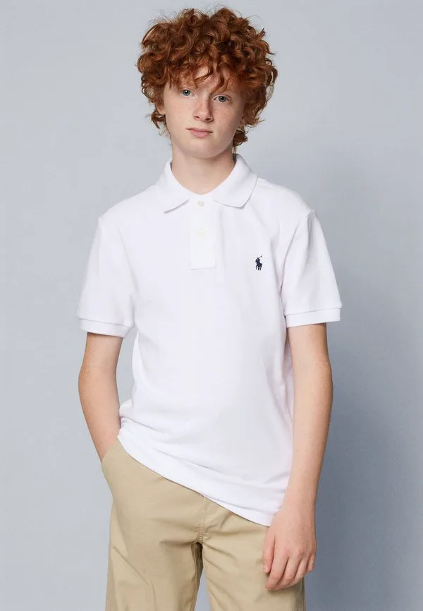 Футболка-Поло для подростков, сшитая на заказ Polo Ralph Lauren, White