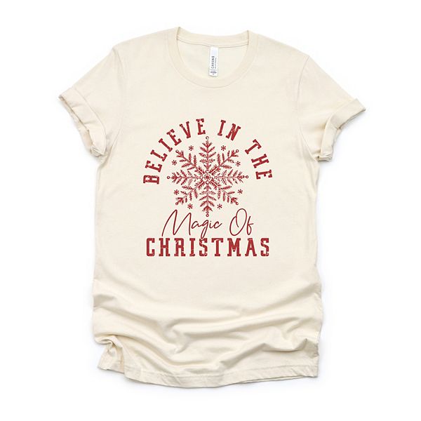 

Футболка с принтом Magic of christmas Simply Sage Market, Cream