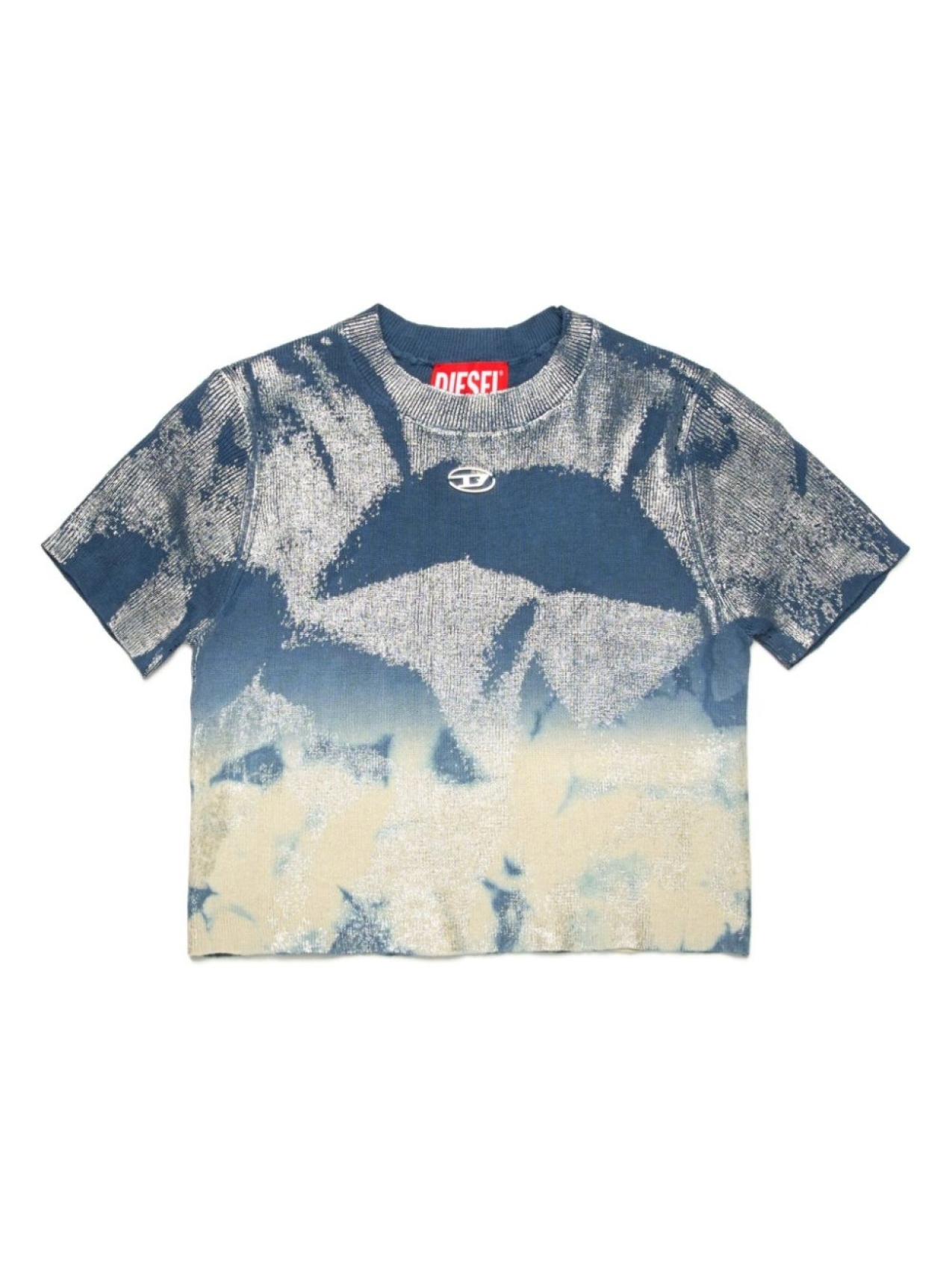 

Diesel Kids футболка с графичным принтом, синий