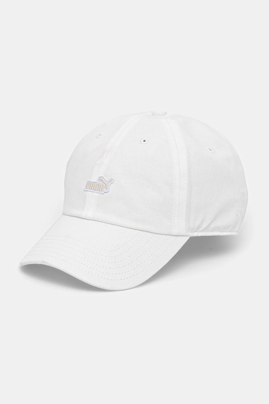 

Хлопковая кепка с козырьком Puma, белый