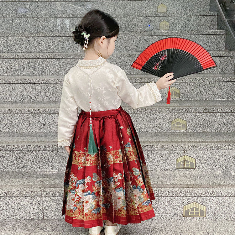 Комплект с юбкой для детей 3-7 лет PROTECTCAMEL, clothing sets+hairpin — фото 4