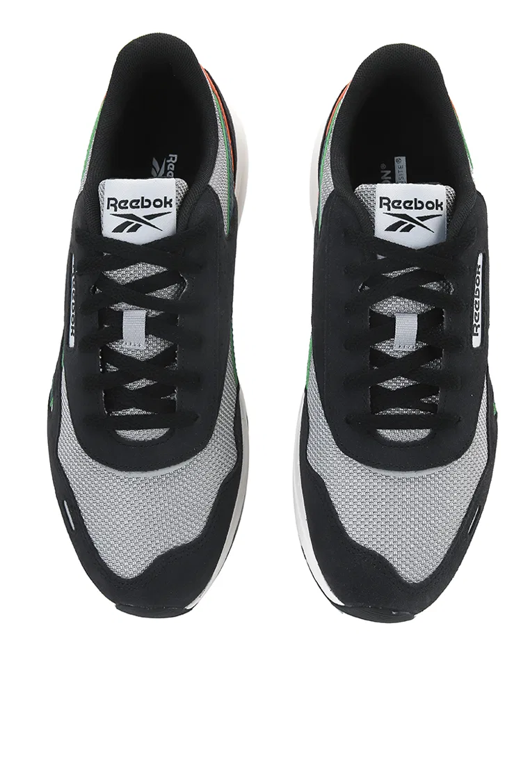 Кроссовки мужские спортивные, модель Gl8900 Reebok, черный/зеленый — фото 4