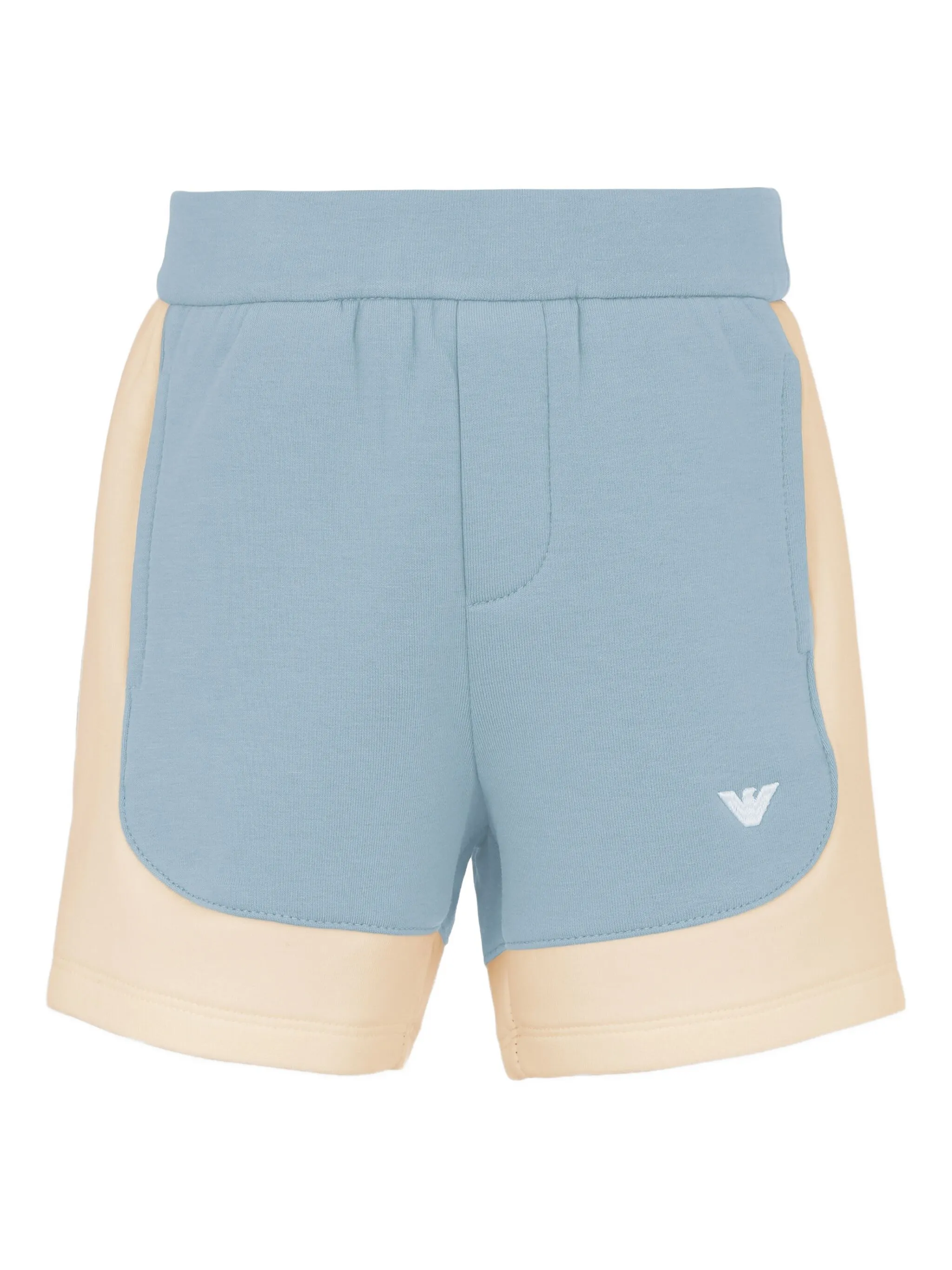 

Шорты с вышитым логотипом Emporio Armani Kids, синий