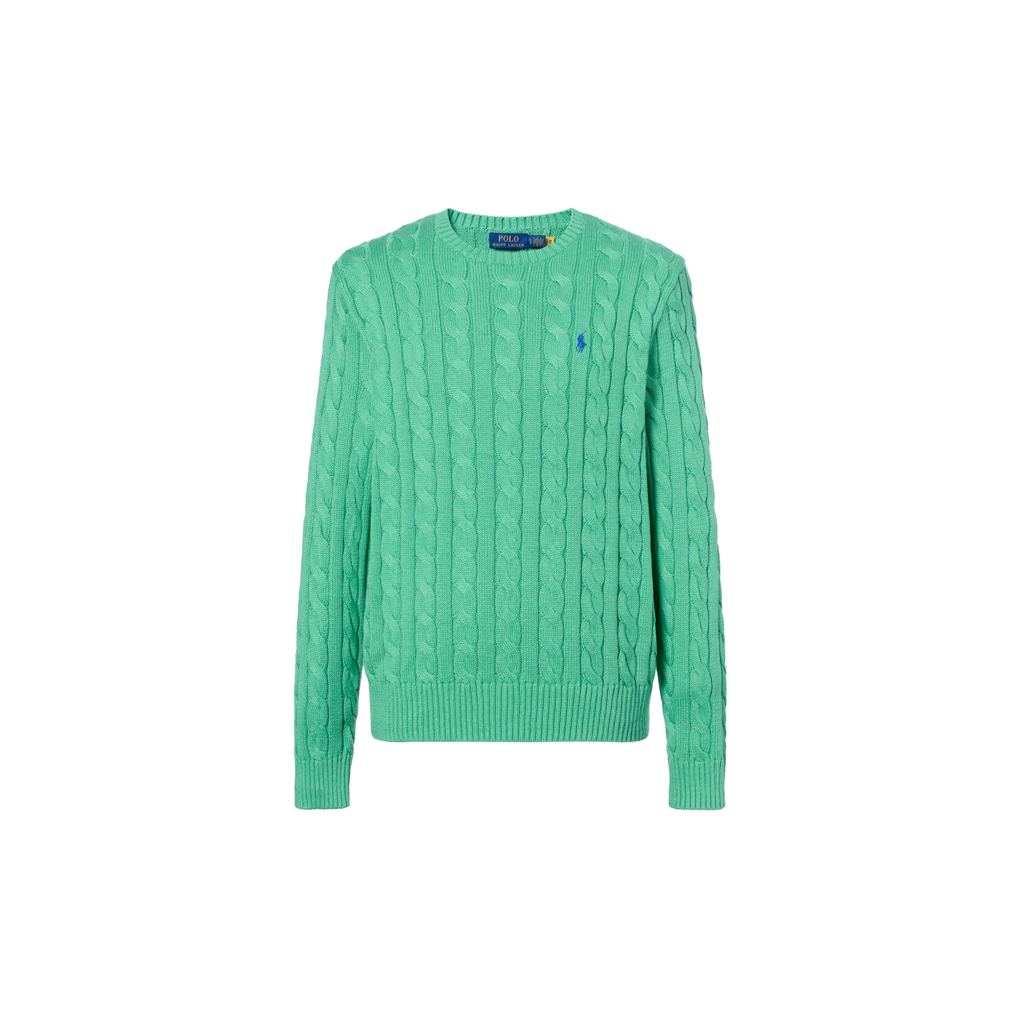 

Джемпер с косой вязкой Polo Ralph Lauren, зеленый