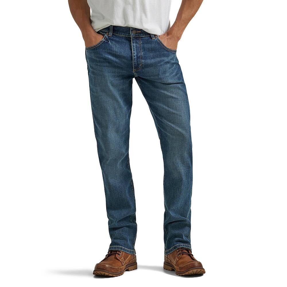 

Мужские узкие джинсы прямого кроя Wrangler, цвет Mid Wash