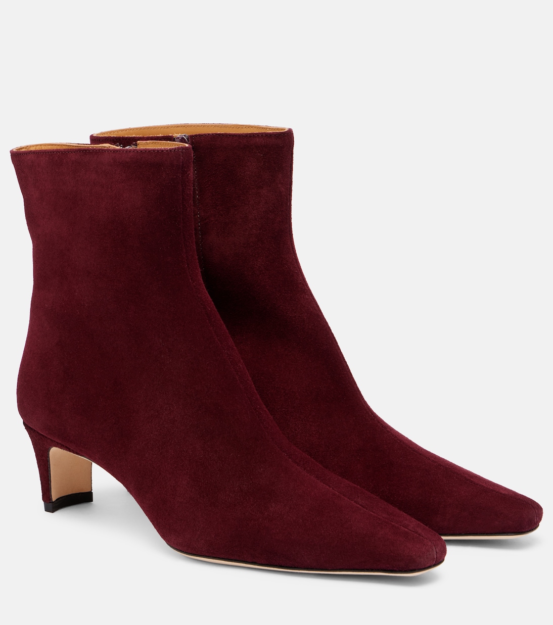 Ботинки Wally 55 до щиколотки из замши Staud, Syrah