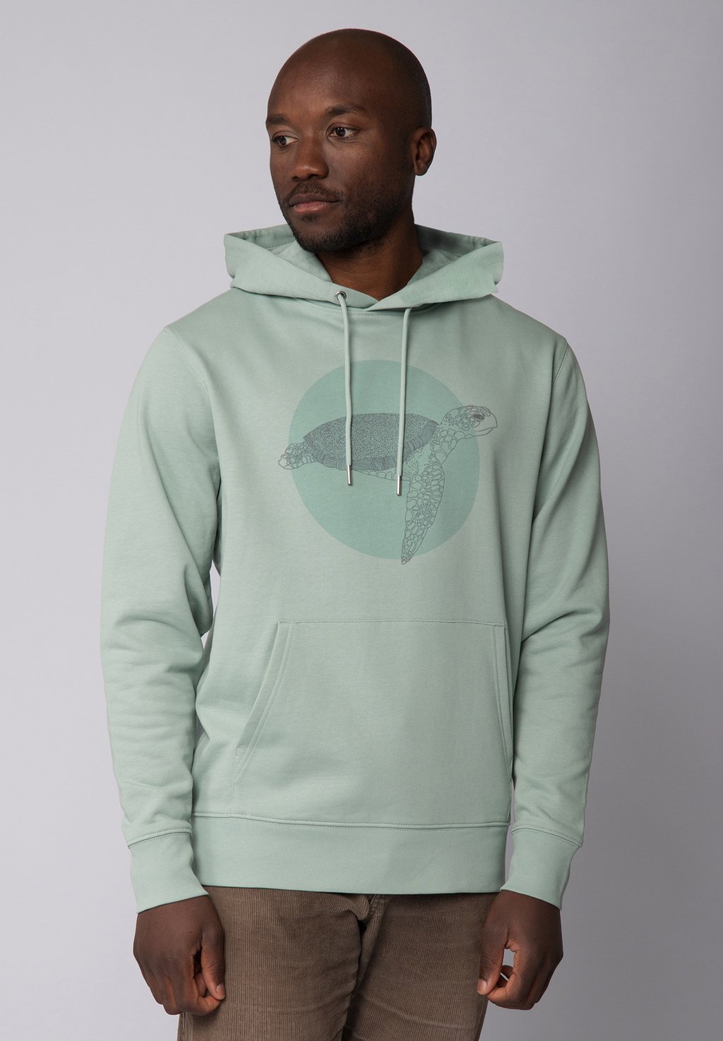 

Толстовка с капюшоном watapparel, бирюзовый