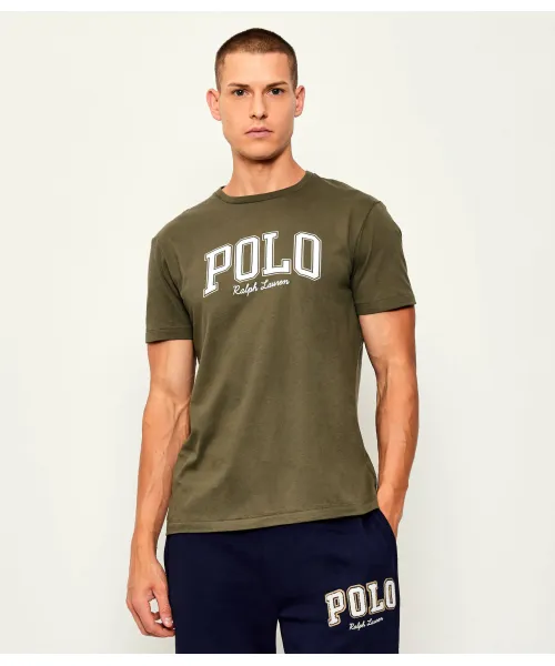 

Футболка Slim fit Polo Ralph Lauren, зеленый