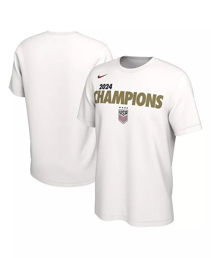 

Футболка мужская белая USWNT 2024 с золотой медалью летних Олимпийских игр Nike