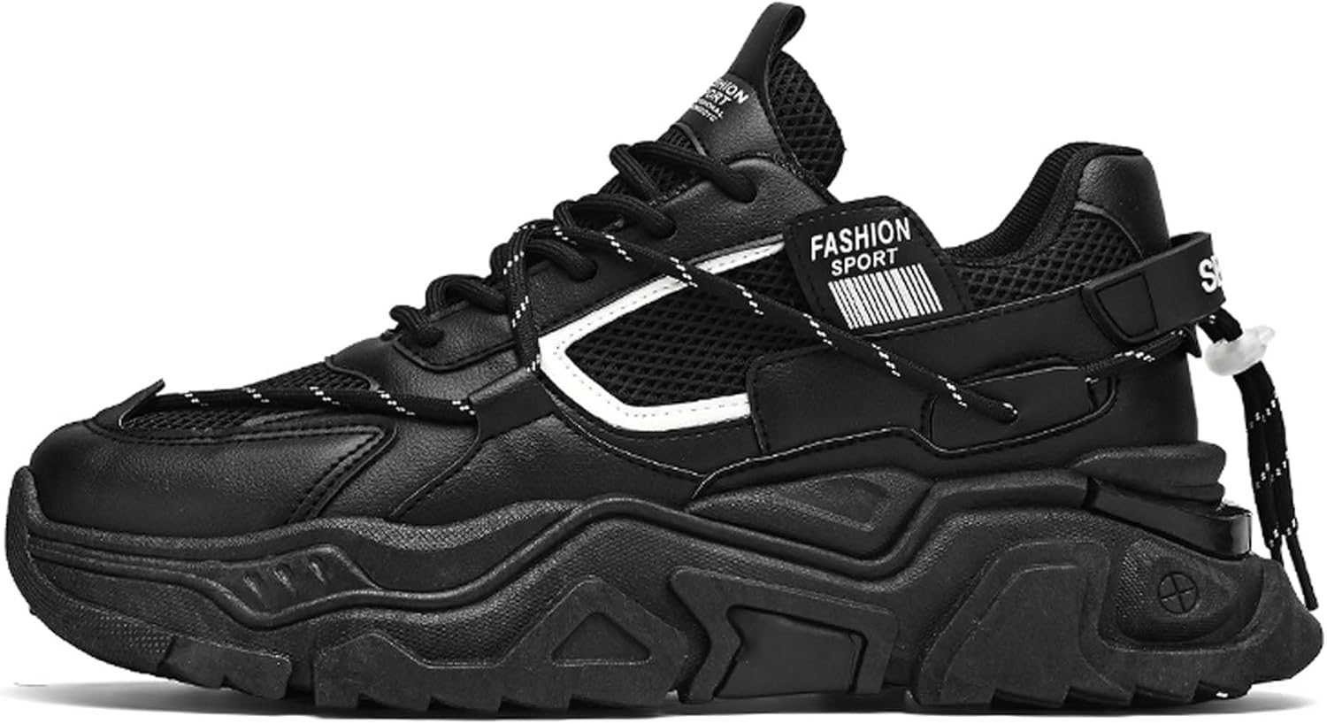 

Модные спортивные кроссовки, ретро минималистичные классические мужские спортивные кроссовки, повседневная обувь Cyyds, черный