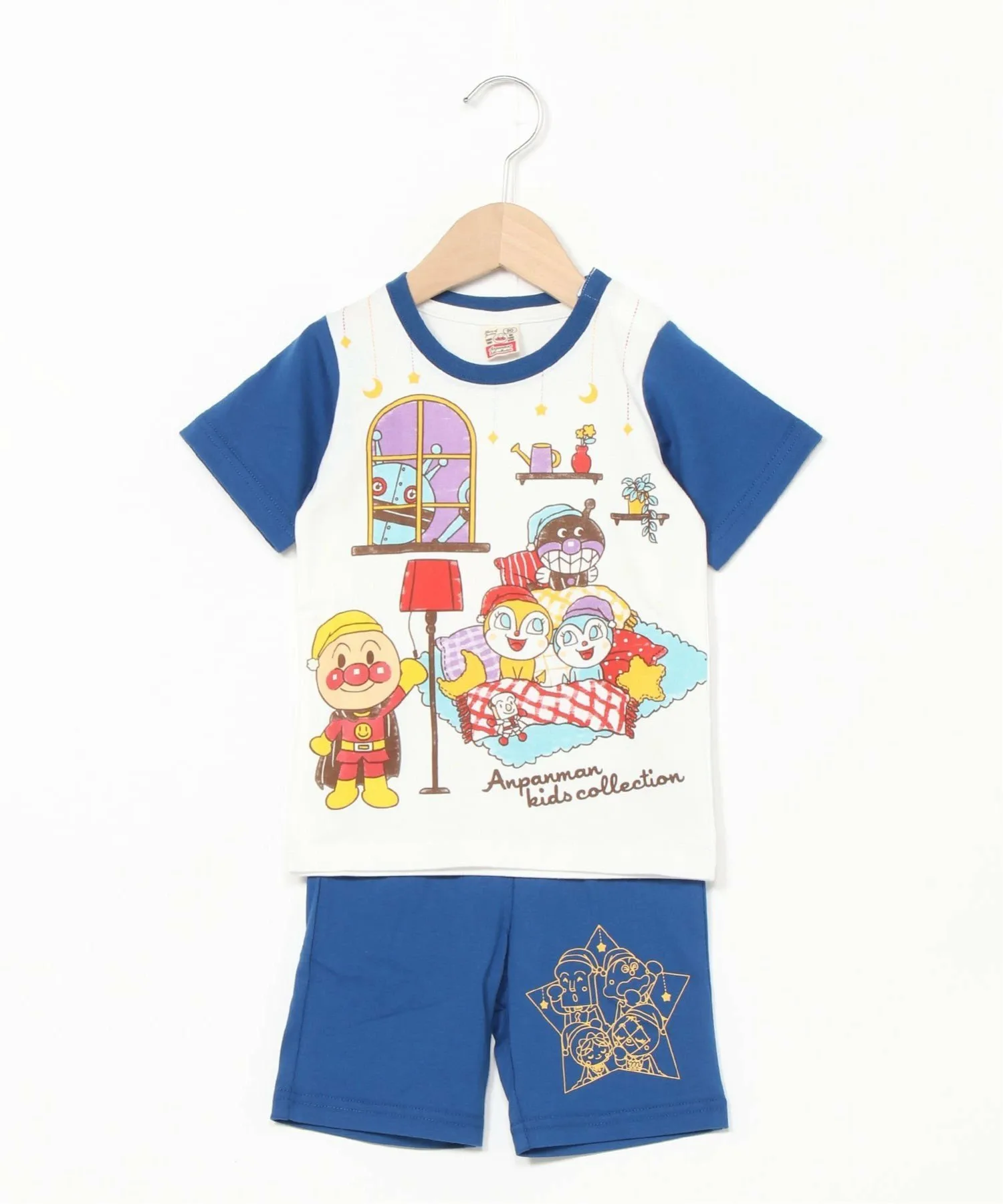 Детская коллекция ANPANMAN/(K) Разноцветные светящиеся пижамы Anpanman Kids Collection, Navy — фото 2