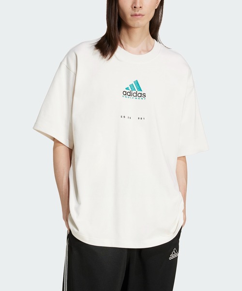 

Футболка с коротким рукавом, графический принт Adidas Originals, белый