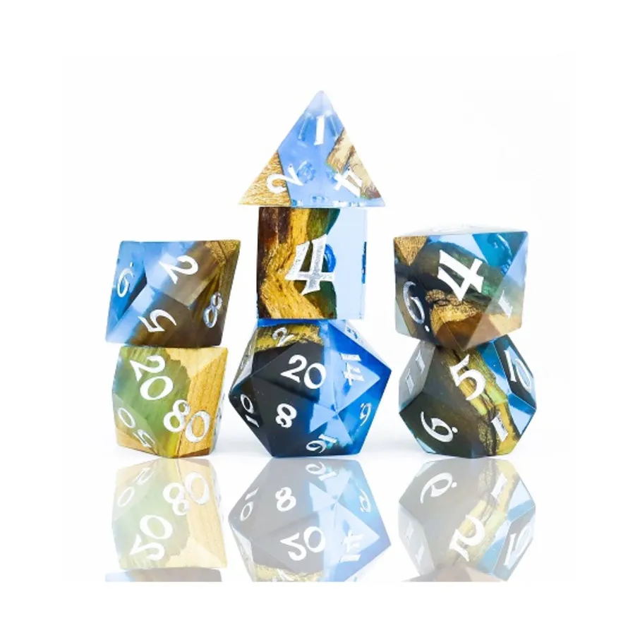 

Полисет - Сапфировая роща (7), RPG Dice Sets