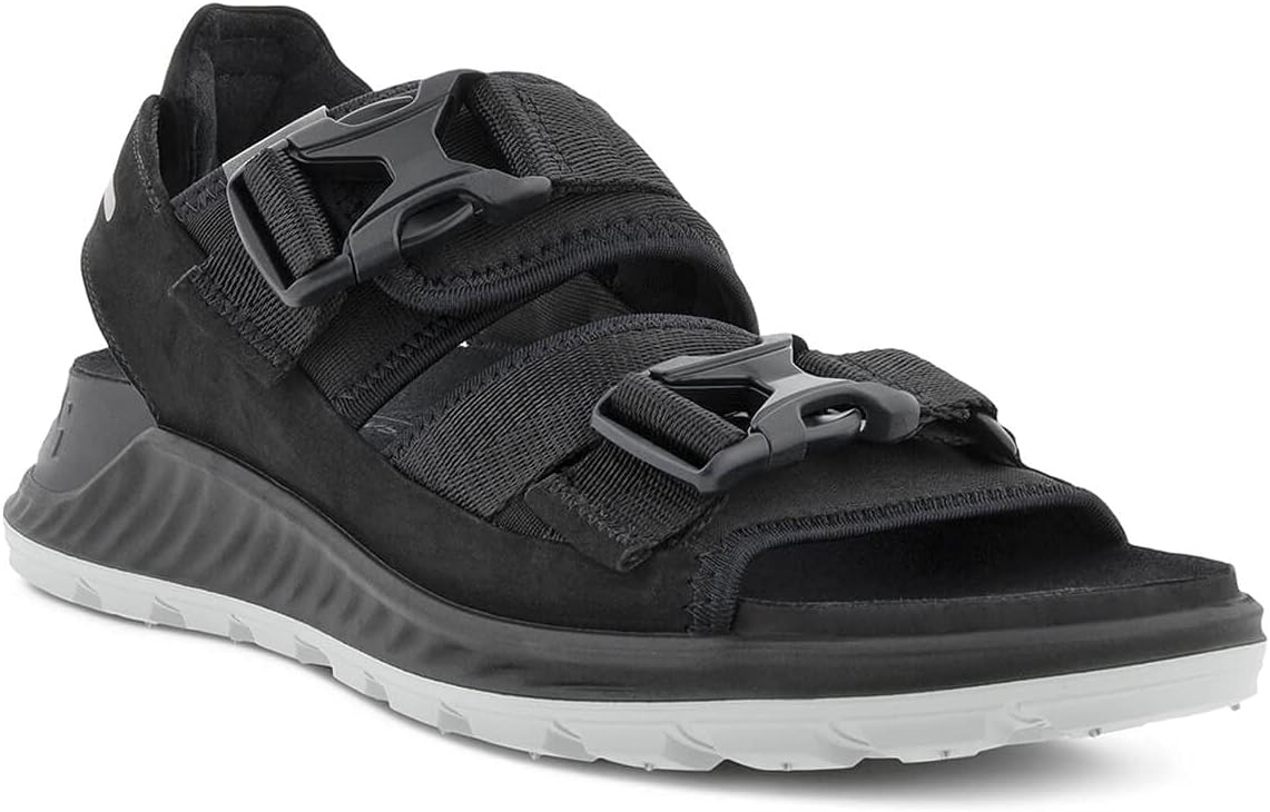 

Мужские сандалии ECCO Exowrap с двумя ремешками и пряжкой, черный