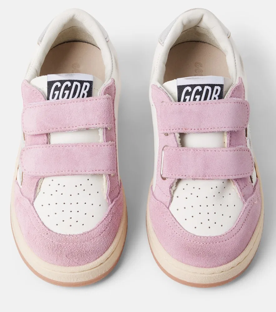 Кроссовки Ball Star из замши Golden Goose Kids, белый — фото 4