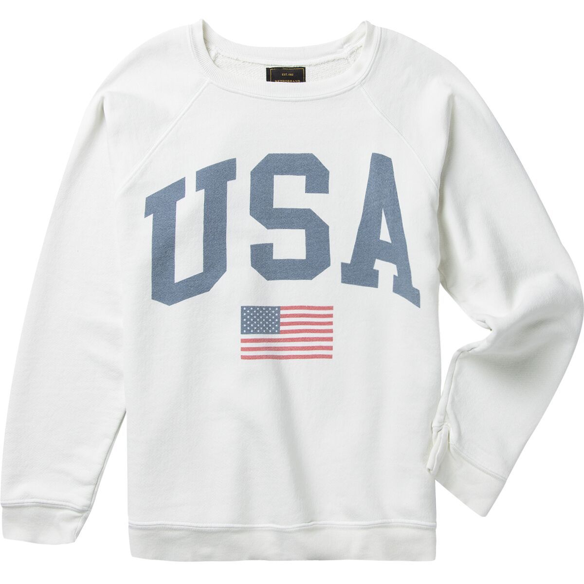 

Свитшот с круглым вырезом Original Retro Brand, белый