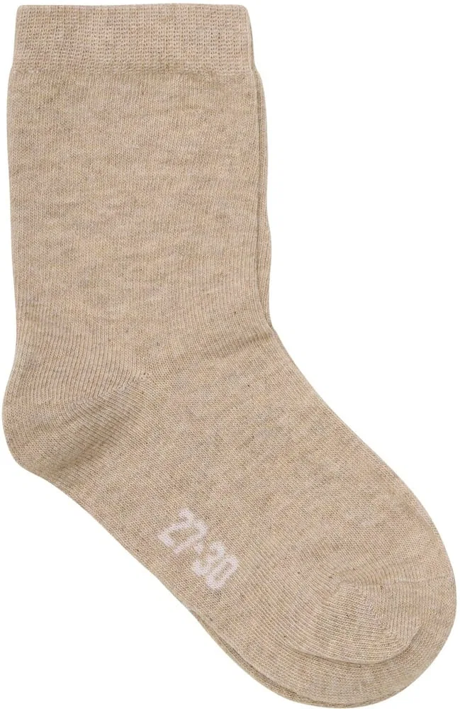 Носки детские Ankle Sock Solid 5-pack Minymo, коричневый — фото 3