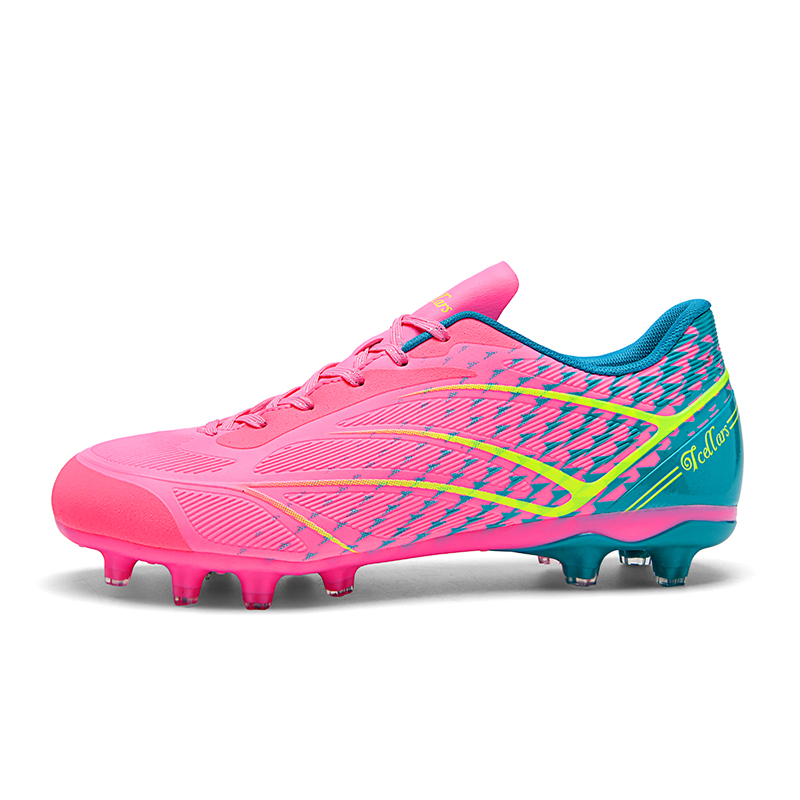 

TCELLARS Мужские футбольные бутсы низкие ярко-розовые, цвет Vibrant Pink