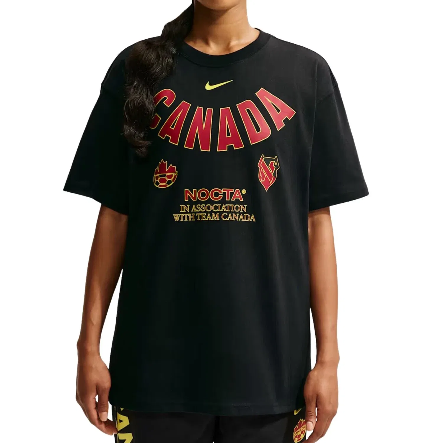 Мужская футболка с принтом Nike x Canada x NOCTA Cryoshot, черный — фото 2