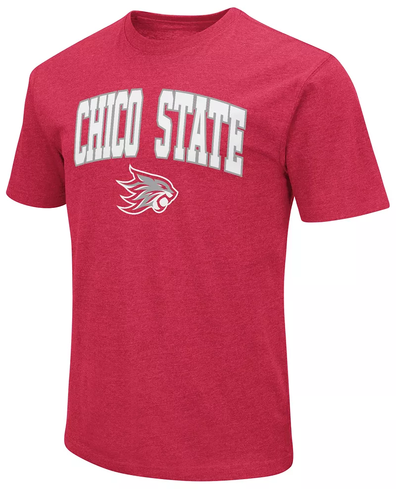 

Мужская футболка Colosseum Chico State Wildcats малиновая
