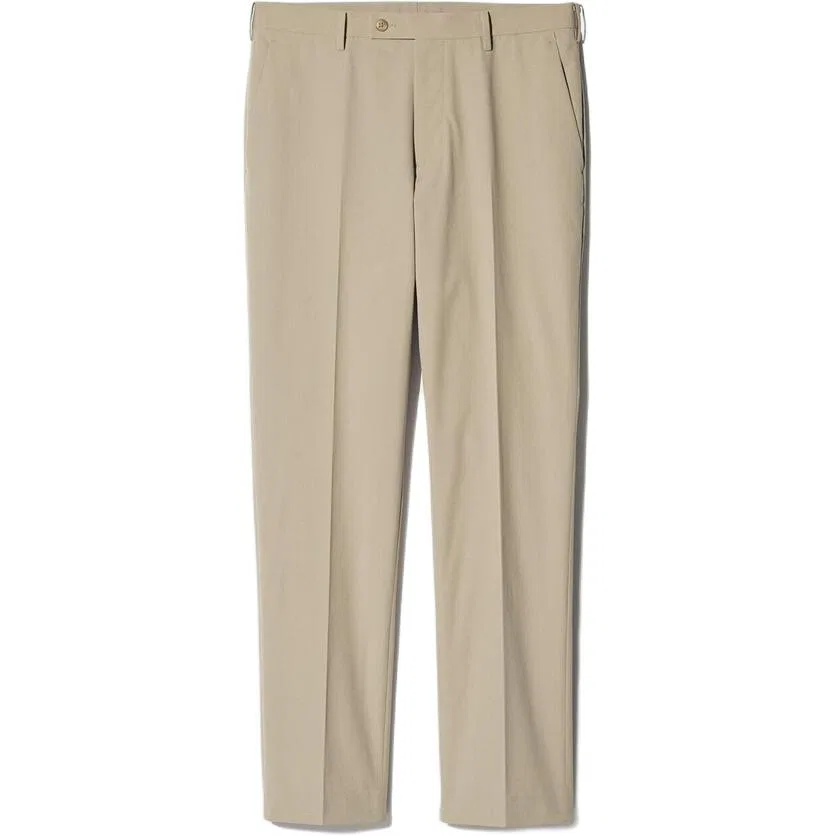 Брюки классические прямые, UNIQLO, Dark Beige