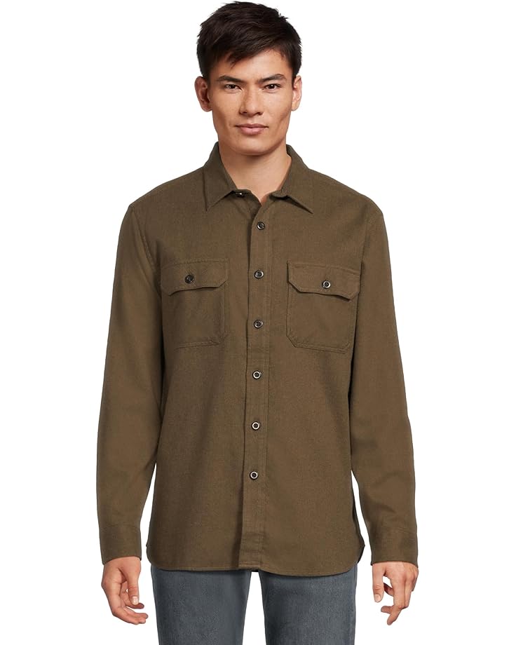 

Мужская фланелевая рубашка Pendleton Burnside, Forest Green Heather