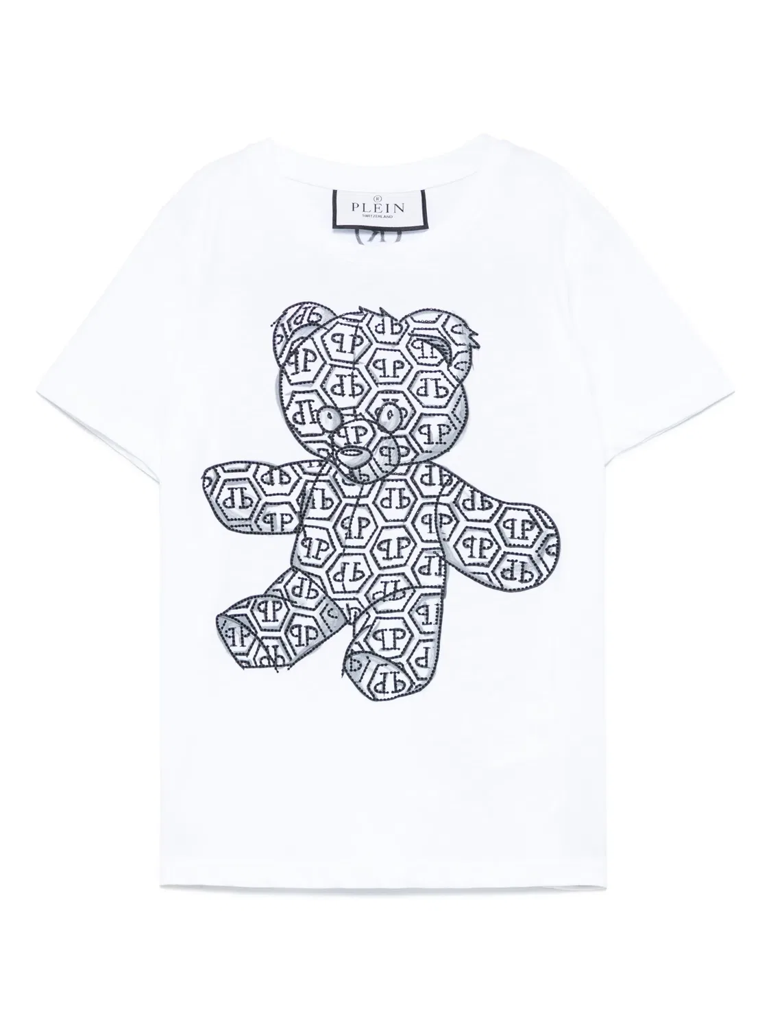 Футболка с отделкой в виде teddy bear Philipp Plein, белый
