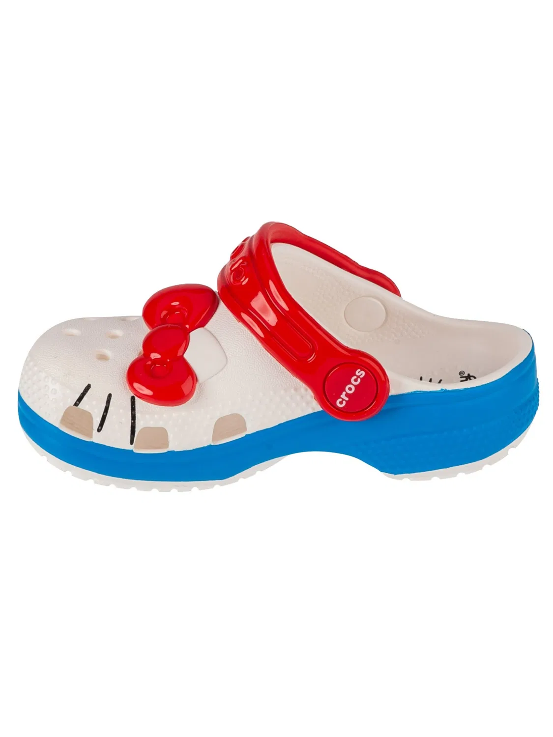 Сандалии Crocs Hello Kitty белого цвета — фото 2
