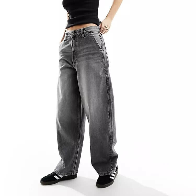 

Джинсы Bershka Skater, серый