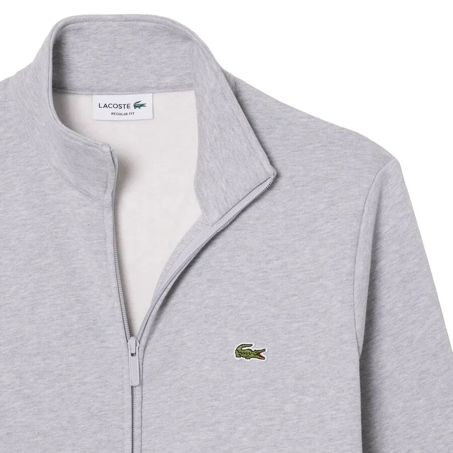 Толстовка LACOSTE светло-серого цвета — фото 2
