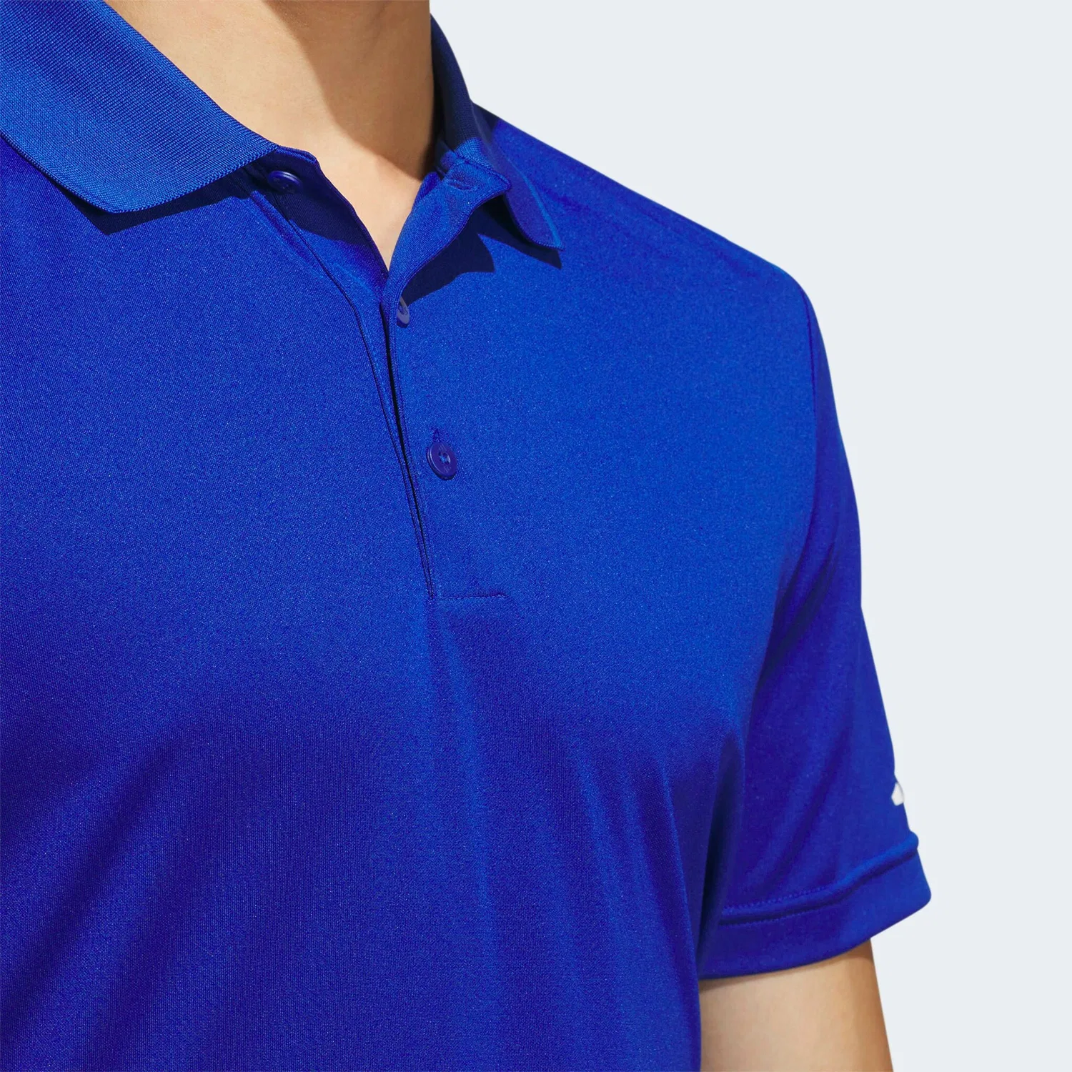 Мужское поло для гольфа с тремя полосками Adidas Performance, Royal Blue — фото 4
