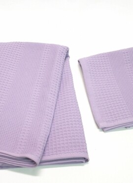 

Комплект полотенец Viscontea Honeycomb, 2 предмета, сиреневый