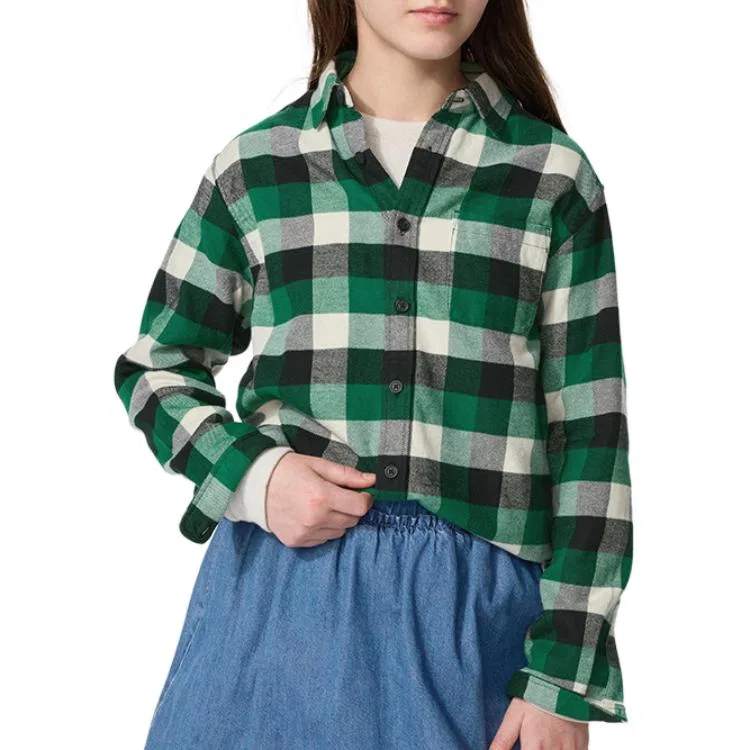 Рубашка UNIQLO Kids Casual Lapel Moderate