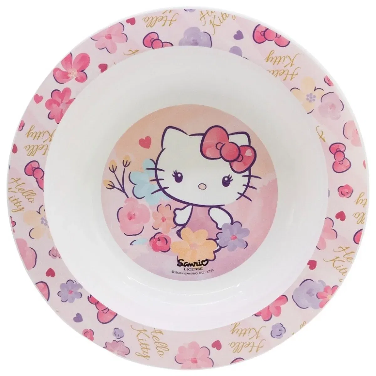 Детская тарелка с принтом Hello Kitty Cofi 1453, многоцветный — фото 2