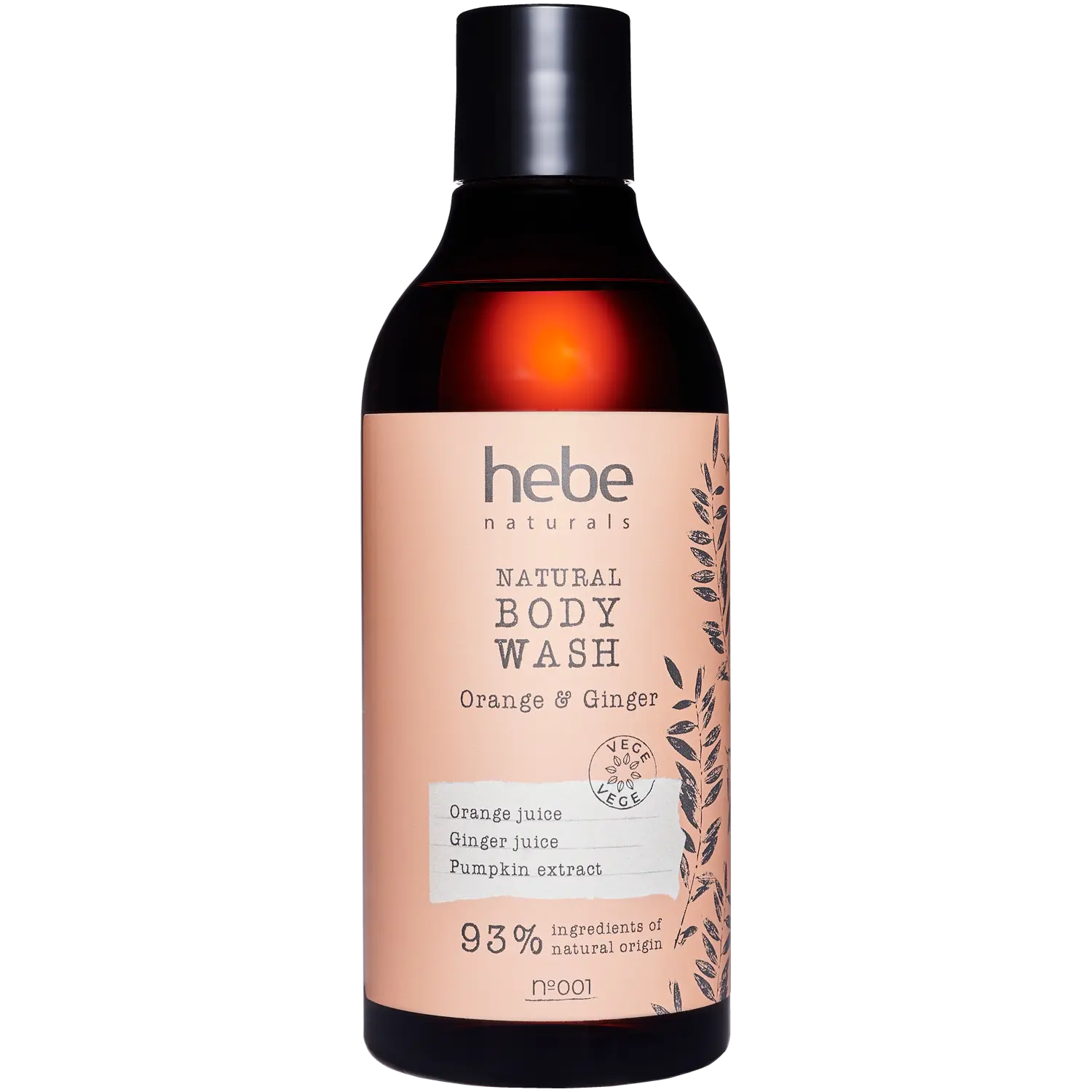 

Hebe Naturals Pomarańcza&Imbir гель для душа, 400 мл