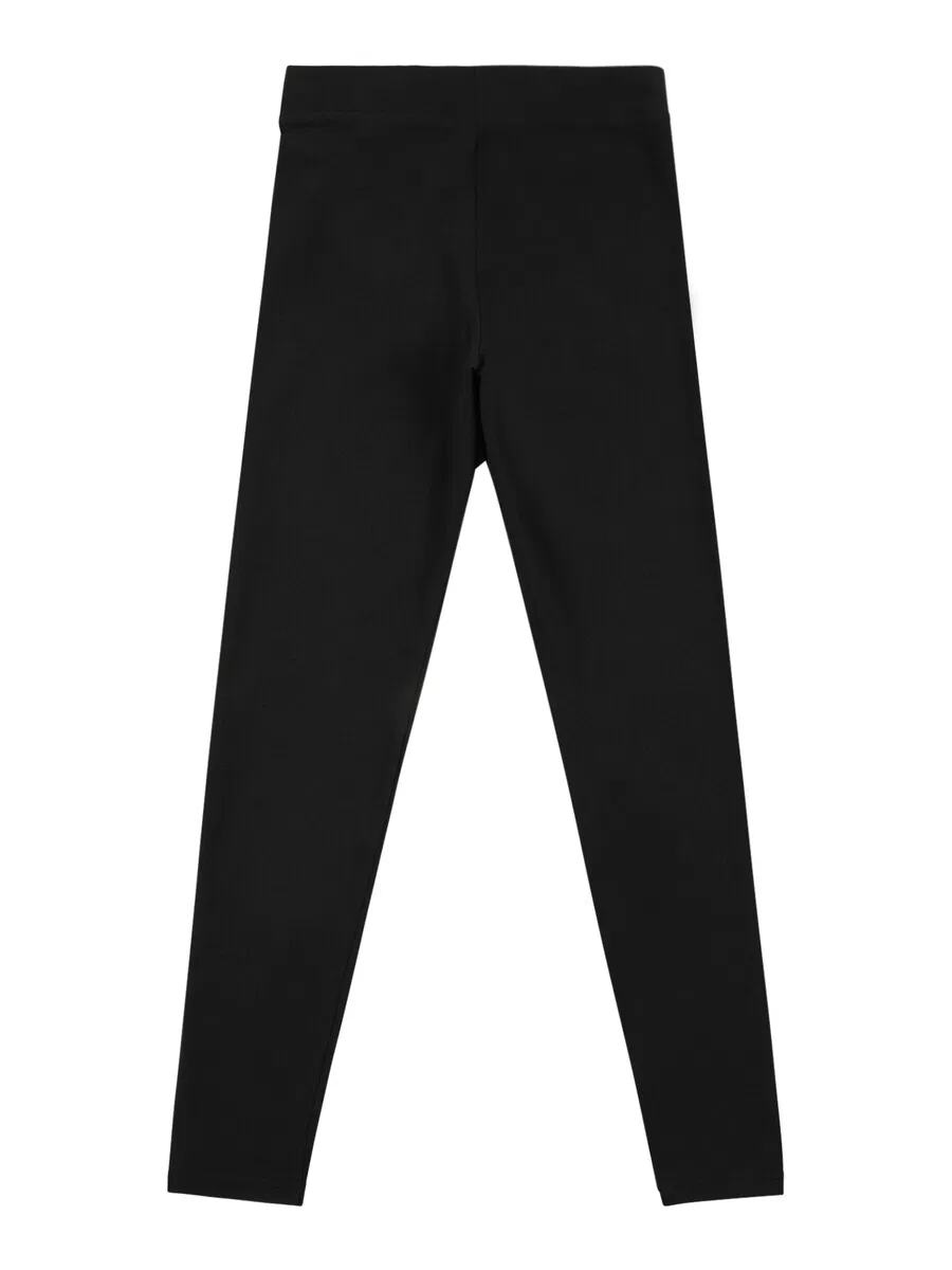 Спортивные узкие брюки ADIDAS SPORTSWEAR «Essentials» черного цвета — фото 2